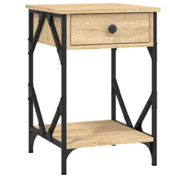 VidaXL 826338 Table de nuit et table de chevet Chêne