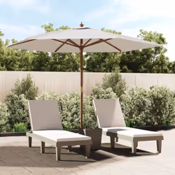 Ce parasol de jardin est parfait pour créer de l'ombre et vous protéger des rayons UV nocifs du soleil. Matériau durable : fa ...