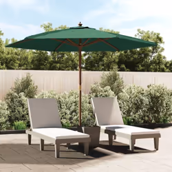 Ce parasol de jardin est parfait pour créer de l'ombre et vous protéger des rayons UV nocifs du soleil. Matériau durable : fa ...