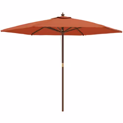 Ce parasol de jardin est parfait pour créer de l'ombre et vous protéger des rayons UV nocifs du soleil. Matériau durable : fa ...