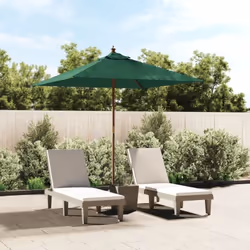 Ce parasol de jardin est parfait pour créer de l'ombre et vous protéger des rayons UV nocifs du soleil. Matériau durable : fa ...
