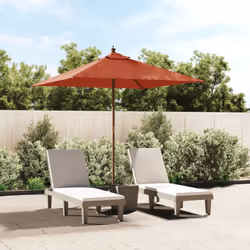 Ce parasol de jardin est parfait pour créer de l'ombre et vous protéger des rayons UV nocifs du soleil. Matériau durable : fa ...