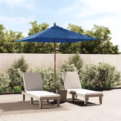 Ce parasol de jardin est parfait pour créer de l'ombre et vous protéger des rayons UV nocifs du soleil. Matériau durable : fa ...