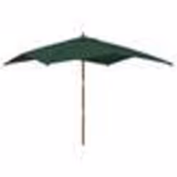 vidaXL Parasol de jardin avec mât en bois vert 300x300x273 cm