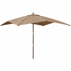 Ce parasol de jardin est parfait pour créer de l'ombre et vous protéger des rayons UV nocifs du soleil. Matériau durable : fa ...