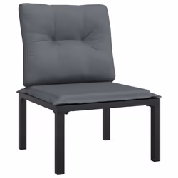 VidaXL 362798, Noir, Rotin, Acier, 110 kg, Adultes et enfants, 550 mm, 620 mm