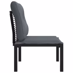 VidaXL 362798 banc de jardin Rotin, Acier - Vue supplémentaire 4