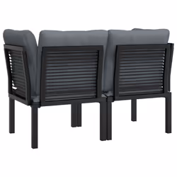 VidaXL 362801 banc de jardin Rotin, Acier - Vue supplémentaire 5