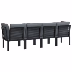 VidaXL 362802 banc de jardin Rotin, Acier - Vue supplémentaire 5