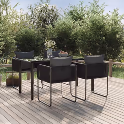 Créez une esthétique convaincante et uniforme dans votre espace extérieur avec cet ensemble de salle à manger de jardin ! Mat ...
