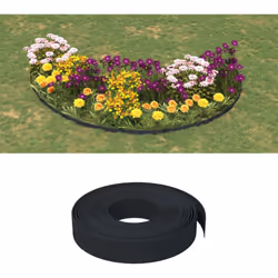 Créez des bordures attrayantes pour vos plates-bandes, bordures, allées et bassins avec cette bordure de jardin flexible et d ...