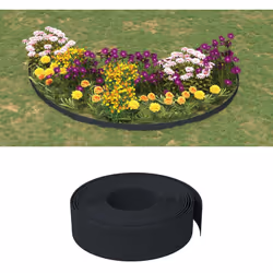 Créez des bordures attrayantes pour vos plates-bandes, bordures, allées et bassins avec cette bordure de jardin flexible et d ...