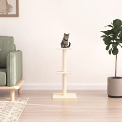 Vidaxl - Arbre à chat avec griffoirs en sisal crème 73 cm