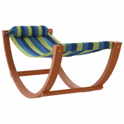 VidaXL 363467, Terrace, Siège rembourré, Polyester, Bois, 45 kg, 450 mm, 1140 mm