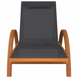VidaXL 363473 chaise d'extérieur Linge Siège rembourré Textile, Bois Gris