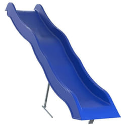 vidaXL Toboggan de Jeu Activité de Plein Air Équipement de Jeu Toboggan pour Enfants Jardin Terrasse Extérieur Bleu 826599