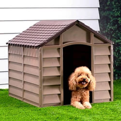 Vidaxl - Niche pour chien Marron 86x84x82 cm Polypropylène