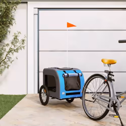 Cette remorque de vélo pour animaux de compagnie pratique est un excellent complément à la journée de votre animal de compagn ...