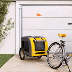 Cette remorque de vélo pour chien pratique est un excellent complément à la journée de votre animal de compagnie, lui permett ...