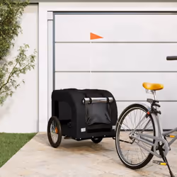 Description générale Cette remorque de vélo pour animaux de compagnie est un excellent choix pour offrir à votre animal un vo ...