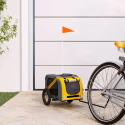 Cette remorque de vélo pour animaux de compagnie pratique est un excellent complément à la journée de votre animal de compagn ...