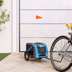 Cette remorque de vélo pour chien pratique est un excellent complément à la journée de votre animal de compagnie, lui permett ...