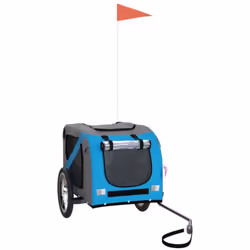 Cette remorque de vélo pour animaux de compagnie pratique est un excellent complément à la journée de votre animal de compagn ...