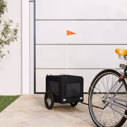 Cette remorque de vélo pour animaux de compagnie pratique est un excellent complément à la journée de votre animal de compagn ...