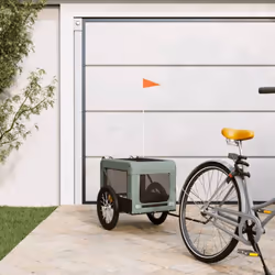 Cette remorque de vélo pour animaux de compagnie pratique est un excellent complément à la journée de votre animal de compagn ...