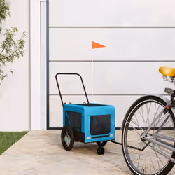 Cette remorque de vélo pour animaux de compagnie pratique est un excellent complément à la journée de votre animal de compagn ...