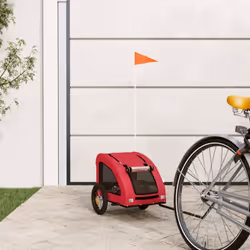 Cette remorque de vélo pour animaux de compagnie pratique est un excellent complément à la journée de votre animal de compagn ...