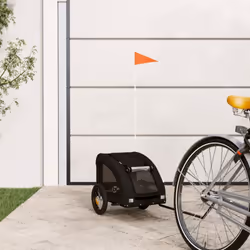 Cette remorque de vélo pour animaux de compagnie pratique est un excellent complément à la journée de votre animal de compagn ...