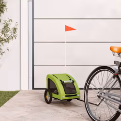 Cette remorque de vélo pour animaux de compagnie pratique est un excellent complément à la journée de votre animal de compagn ...