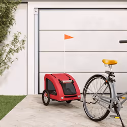 Cette remorque de vélo pour animaux de compagnie pratique est un excellent complément à la journée de votre animal de compagn ...