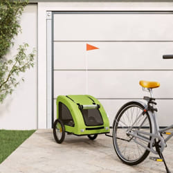 Vidaxl - Remorque de vélo pour animaux de compagnie vert
