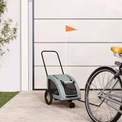 Cette remorque de vélo pour animaux de compagnie pratique est un excellent complément à la journée de votre animal de compagn ...