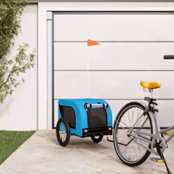 Cette remorque de vélo pour animaux de compagnie pratique est un excellent complément à la journée de votre animal de compagn ...