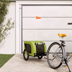 Cette remorque de vélo pour animaux de compagnie pratique est un excellent complément à la journée de votre animal de compagn ...