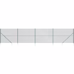 Cette clôture polyvalente en mailles de chaîne est idéale pour créer une barrière sûre et durable autour de votre propriété.  ...