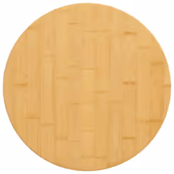 vidaXL Dessus de table Ø50x1,5 cm bambou