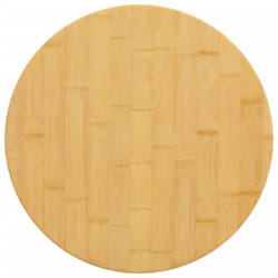 Dessus de table Ø50x4 cm bambou Vidaxl