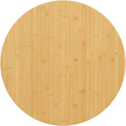 Dessus de table Ø60x4 cm bambou Vidaxl