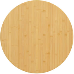 Dessus de table Ø70x4 cm bambou Vidaxl