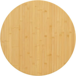 Dessus de table Ø90x4 cm bambou Vidaxl