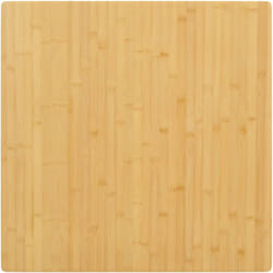 Dessus de table 80x80x2,5 cm bambou Vidaxl