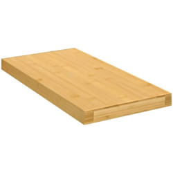 Tagère murale 40x20x2,5 cm bambou Vidaxl