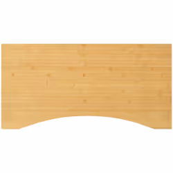 Ce dessus de bureau en bambou est la solution idéale pour renouveler vos tables tout en apportant une ambiance naturelle. Mat ...