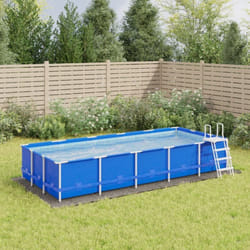 Vidaxl - Bâche de piscine gris clair 550x280 cm géotextile polyester
