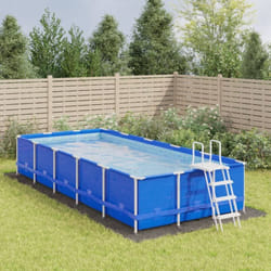 Vidaxl - Bâche de piscine gris clair 750x370 cm géotextile polyester