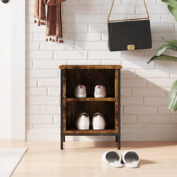 Vidaxl - Armoire à chaussures chêne fumé 38x35x50 cm bois d'ingénierie
